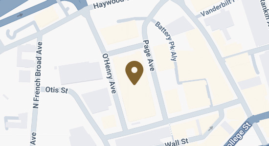 Asheville Location Map